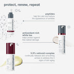 expert protect + renew (2 full-sizes + 1 travel size)