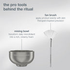 pro ritual: exfoliate + glow (1 full size + 2 skincare tools)