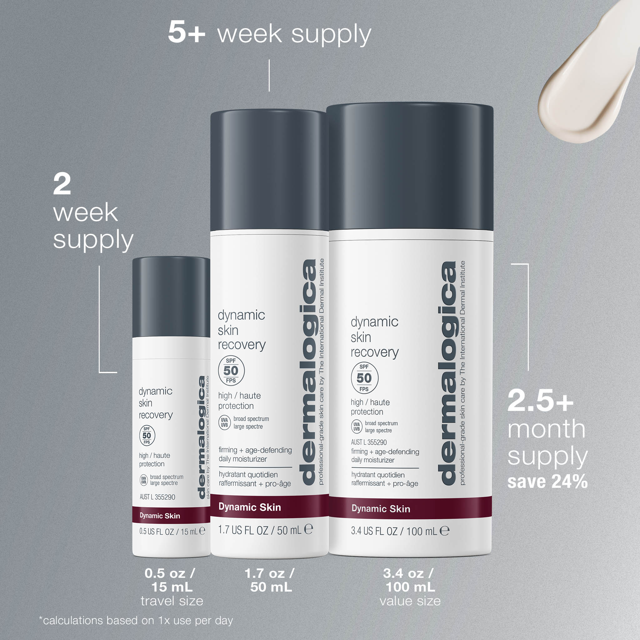 Dynamic Skin Recovery SPF50, SPF Moisturiser, Anti-Ageing