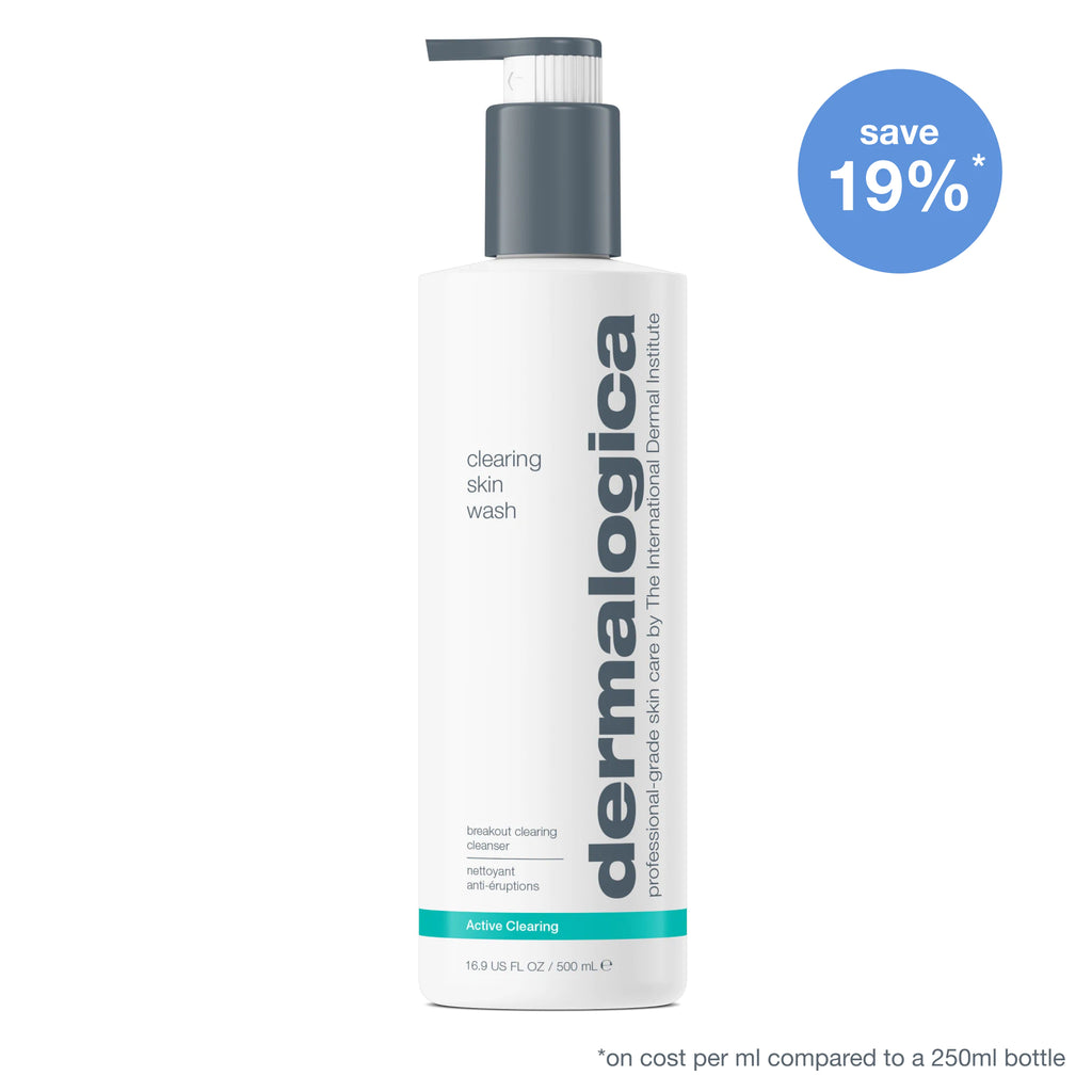 clearing skin wash